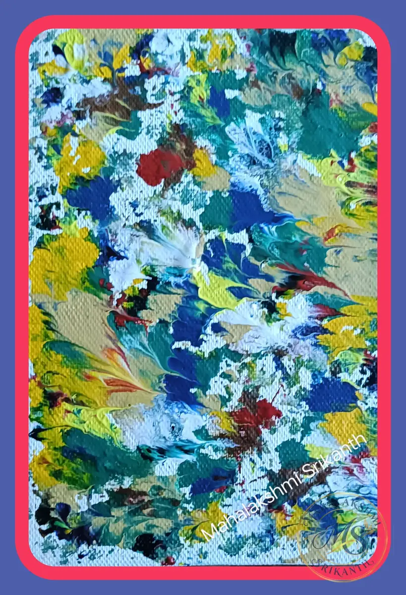 Abstract Palette Knife Colors — painting by Mahalakshmi Srikanth