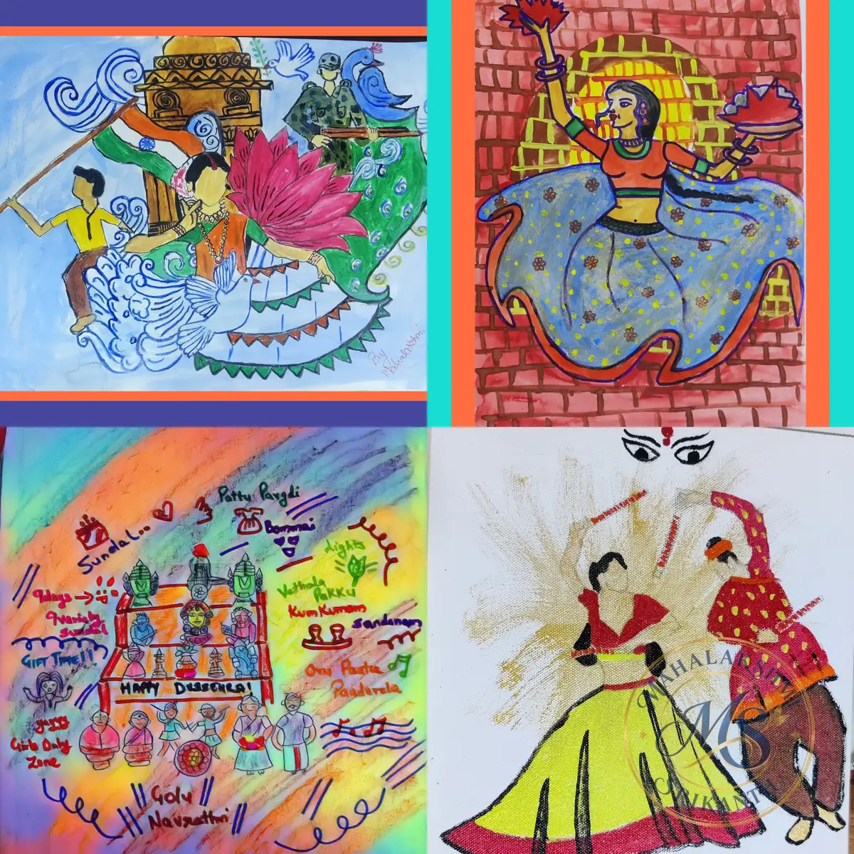 Culture of India — painting by Mahalakshmi Srikanth