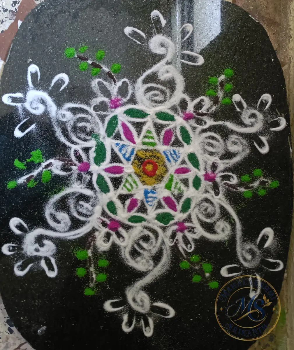 Dot Rangoli — rangoli by Mahalakshmi Srikanth