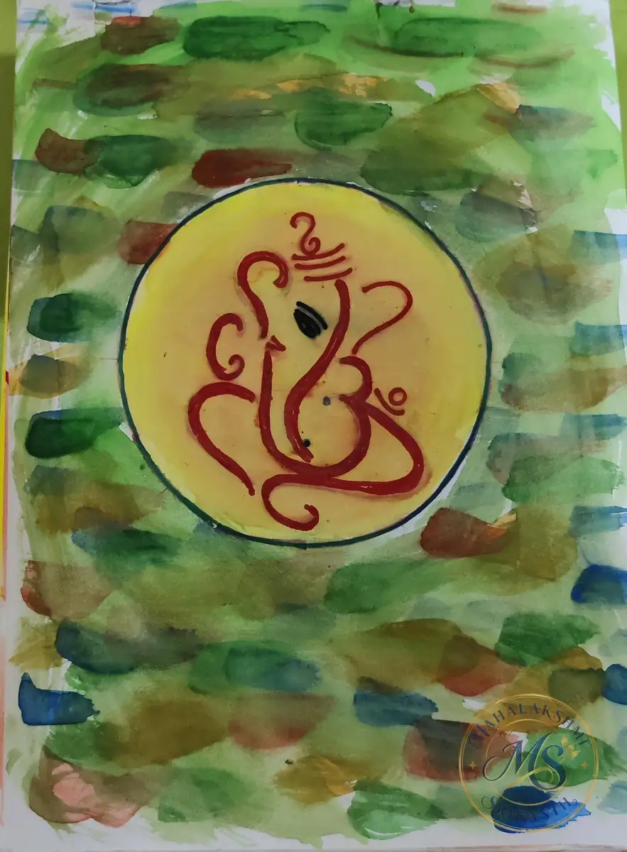 Ganesha Logo Painting — painting by Mahalakshmi Srikanth