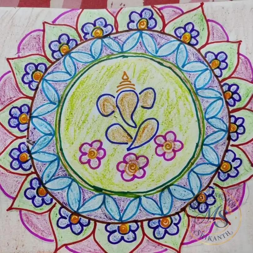 Ganesha Mandala — mandala by Mahalakshmi Srikanth