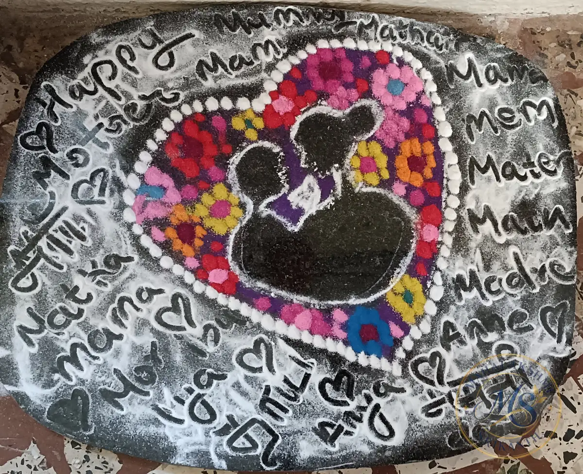 Happy Mothers Day Rangoli — rangoli by Mahalakshmi Srikanth
