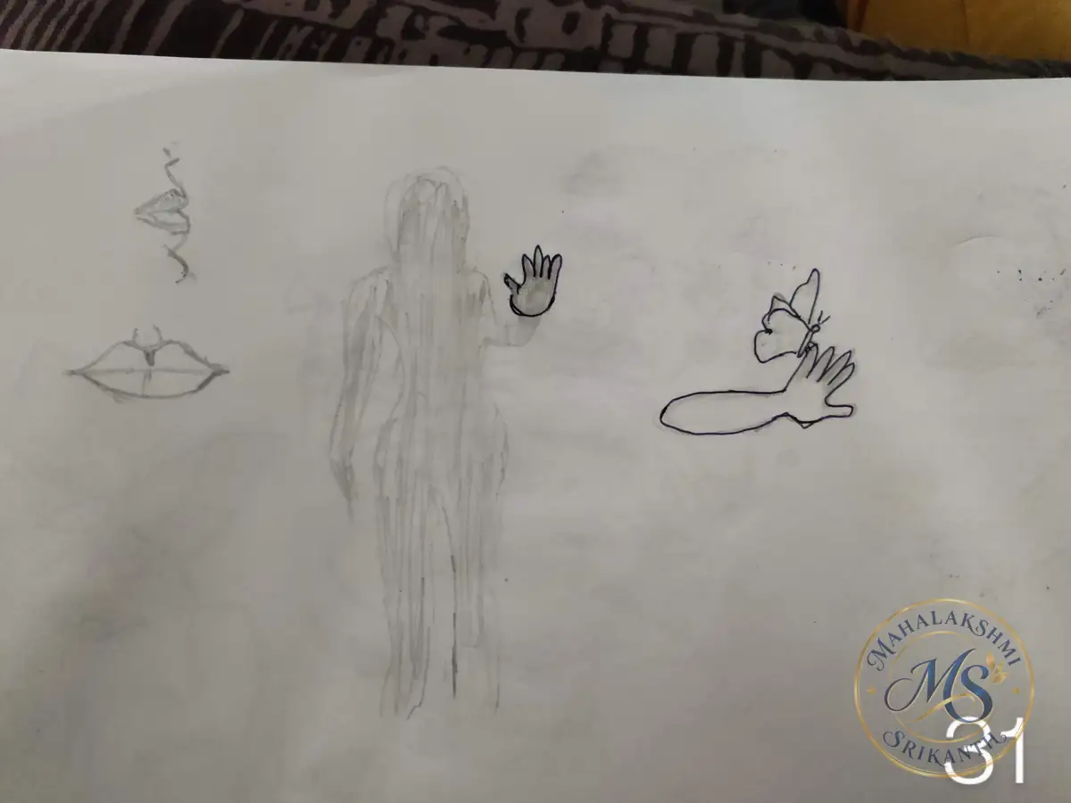 Minimal Figure Sketch Page — drawing by Mahalakshmi Srikanth