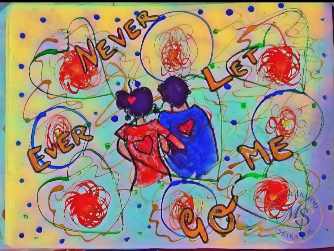 Never Ever Let Me Go Couple — drawing by Mahalakshmi Srikanth